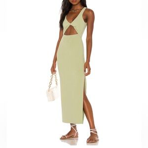 LSPACE Nico Dress in light olive - size Small